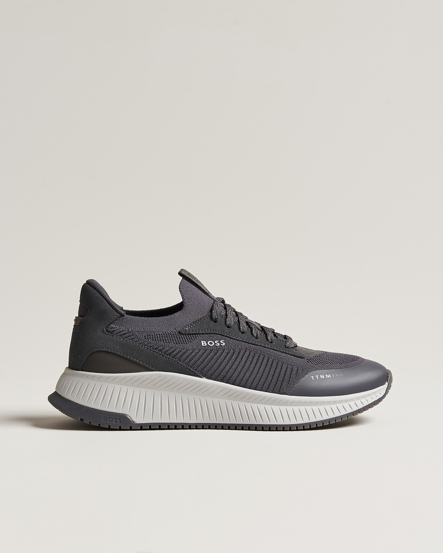 Herre | BOSS BLACK Titanium Evo Sneaker Grey | BOSS BLACK | Titanium Evo Sneaker Grey