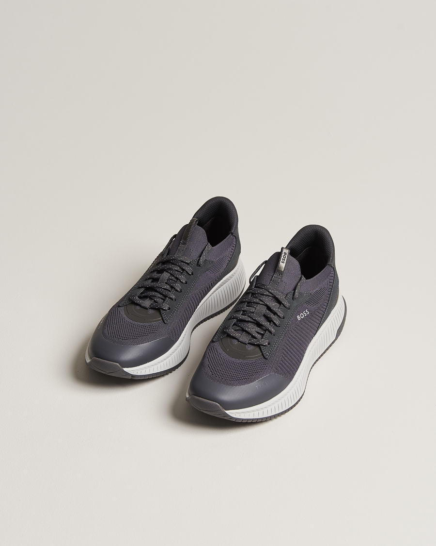 Herre | Avdelinger | BOSS BLACK | Titanium Evo Sneaker Grey