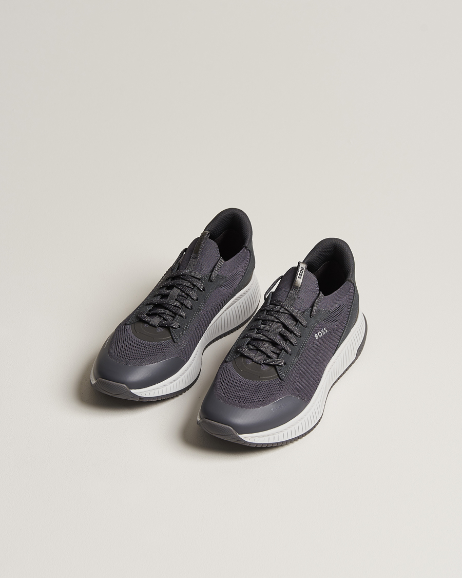 Herr | Skor | BOSS BLACK | Titanium Evo Sneaker Grey