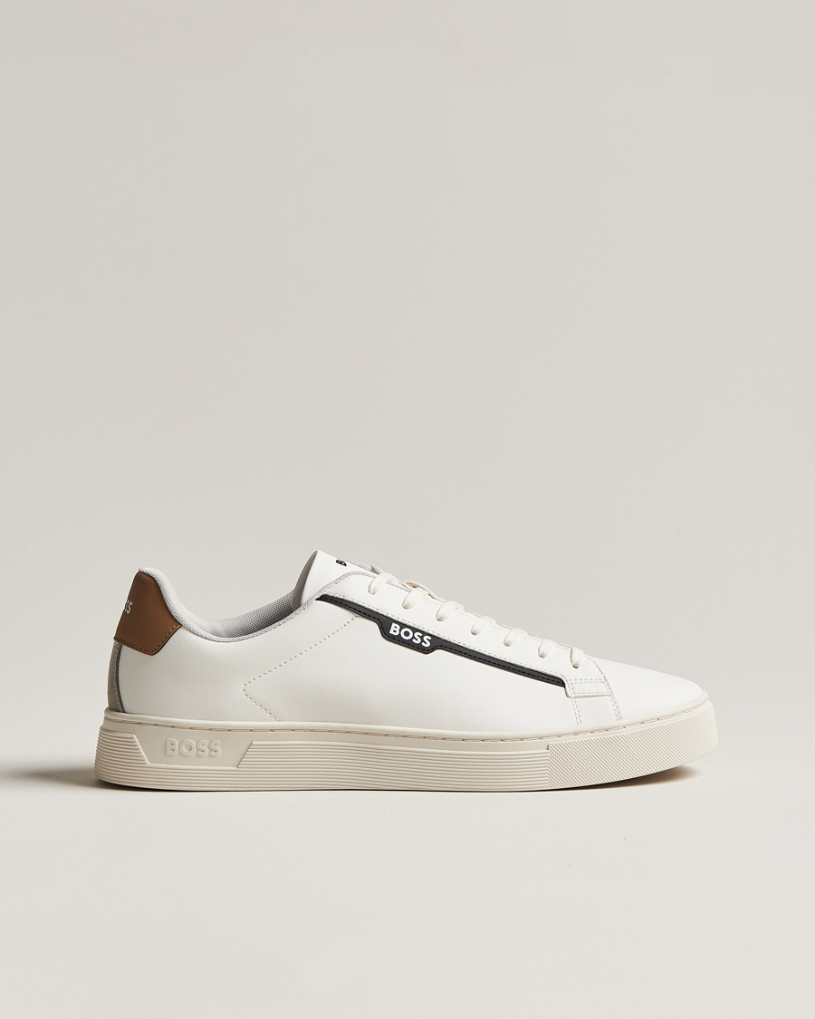 Herre | BOSS BLACK Rhys Tenn Sneaker Open White | BOSS BLACK | Rhys Tenn Sneaker Open White