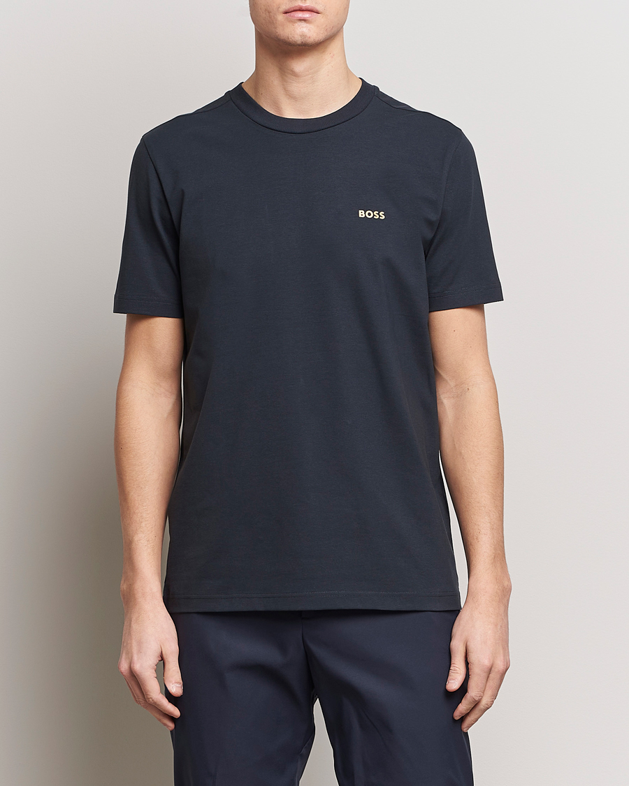 Herre | BOSS | BOSS GREEN | Crew Neck T-Shirt Dark Blue