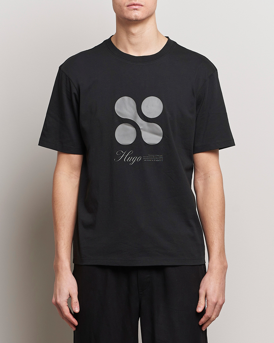 Herre | Svarte t-skjorter | HUGO | Dooling Logo T-Shirt Black