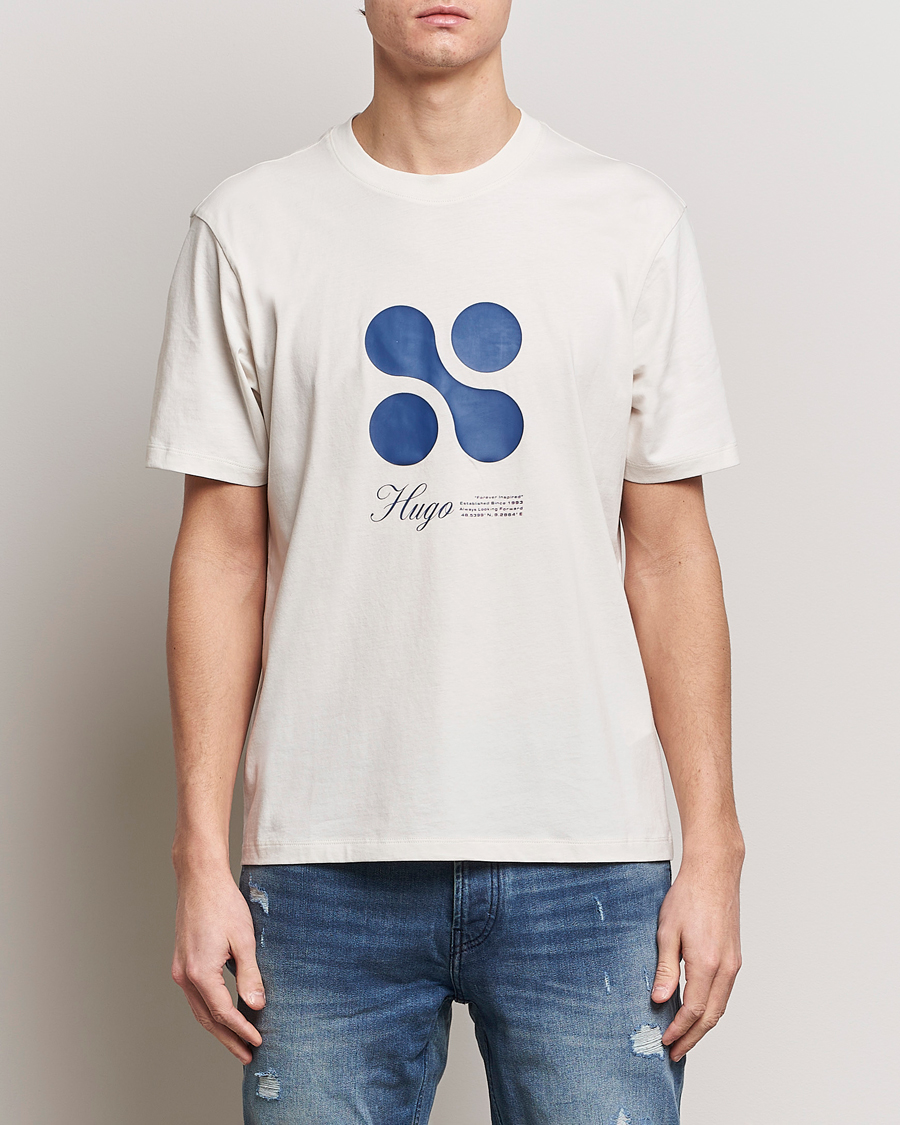 Herre |  | HUGO | Dooling Logo T-Shirt Open White
