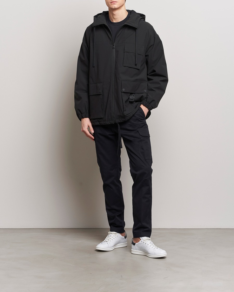 Herre | Jakker | HUGO | Borjo Hooded Jacket Black