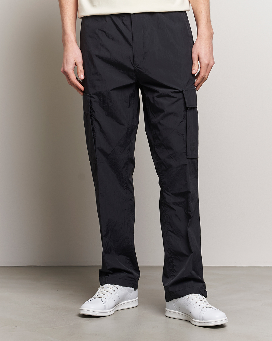 Herre | Bukser | HUGO | Gero Nylon Cargo Pants Black