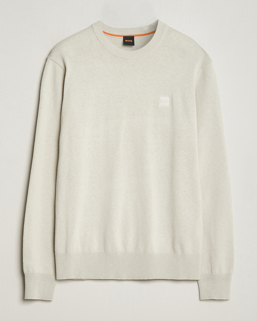 Herre | Gensere | BOSS ORANGE | Kanovano Knitted Sweater Light Beige