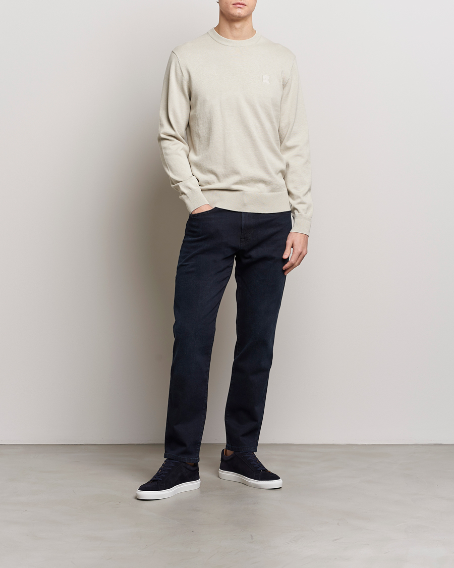 Herre | Gensere | BOSS ORANGE | Kanovano Knitted Sweater Light Beige