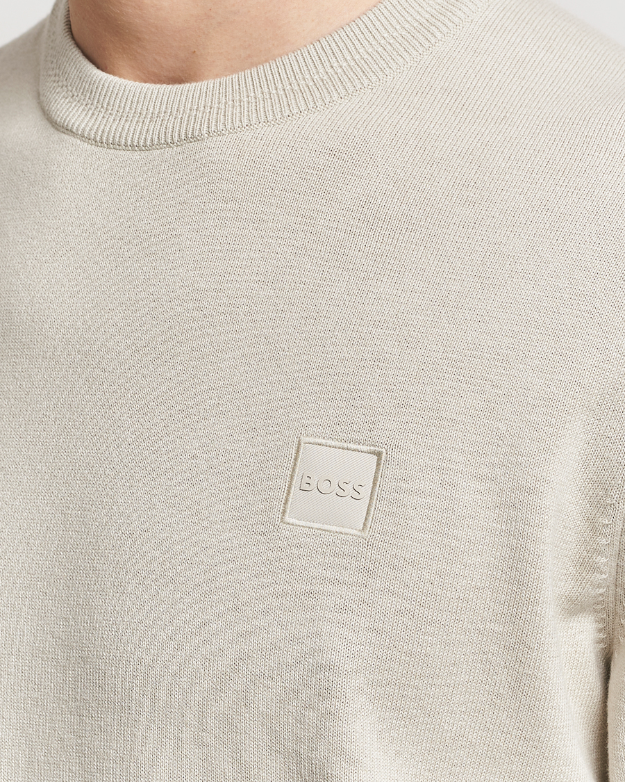 Herre | Gensere | BOSS ORANGE | Kanovano Knitted Sweater Light Beige
