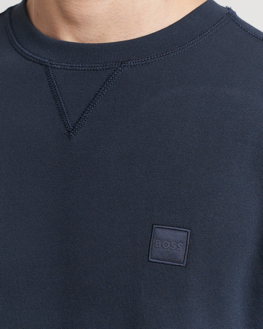 Herre | Gensere | BOSS ORANGE | Westart Logo Sweatshirt Dark Blue