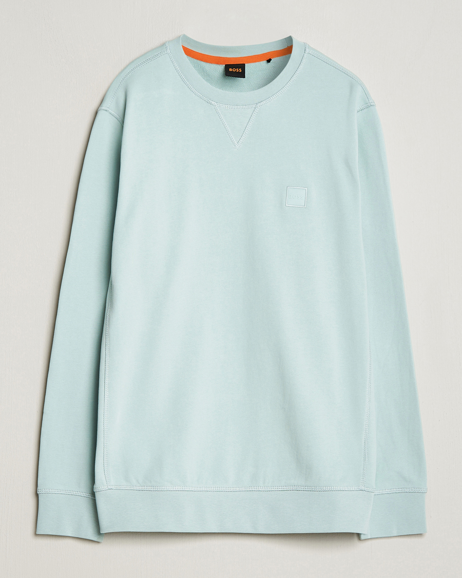 Herre | Gensere | BOSS ORANGE | Westart Logo Sweatshirt Turquoise