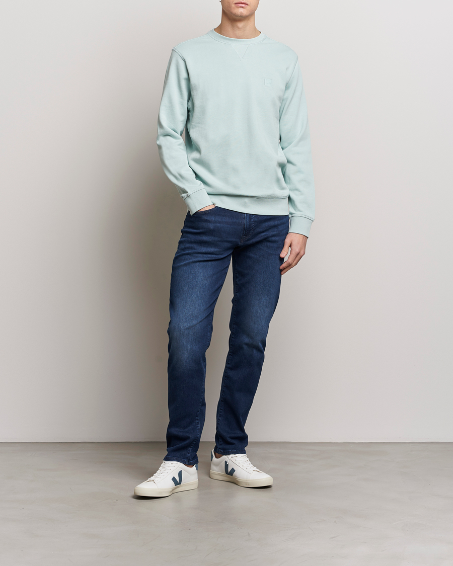 Herre | Gensere | BOSS ORANGE | Westart Logo Sweatshirt Turquoise