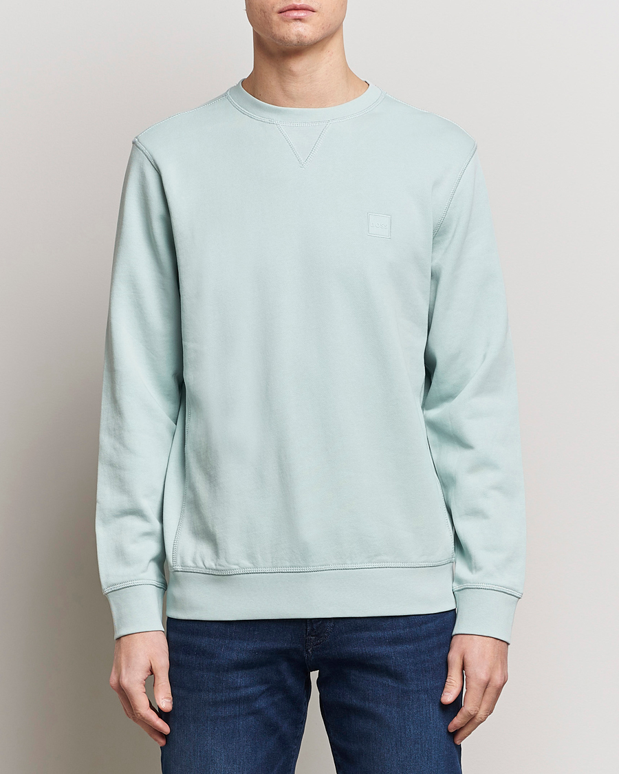 Herre | Sweatshirts | BOSS ORANGE | Westart Logo Sweatshirt Turquoise