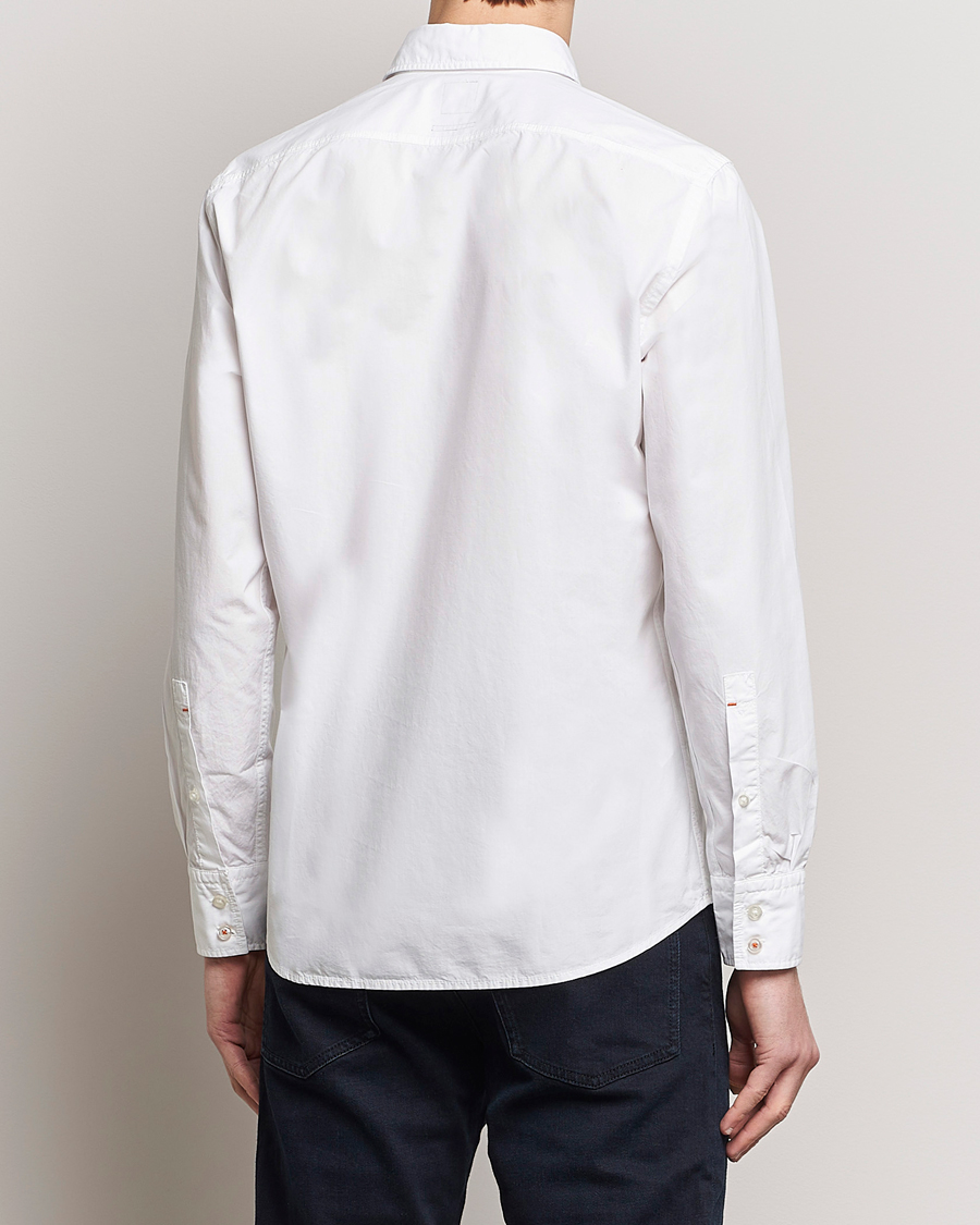 Herre | Skjorter | BOSS ORANGE | Relegant Cotton Pocket Shirt White