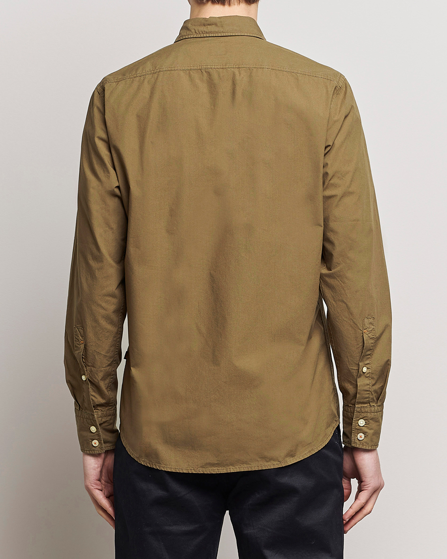 Herre | Skjorter | BOSS ORANGE | Relegant Cotton Pocket Shirt Open Green