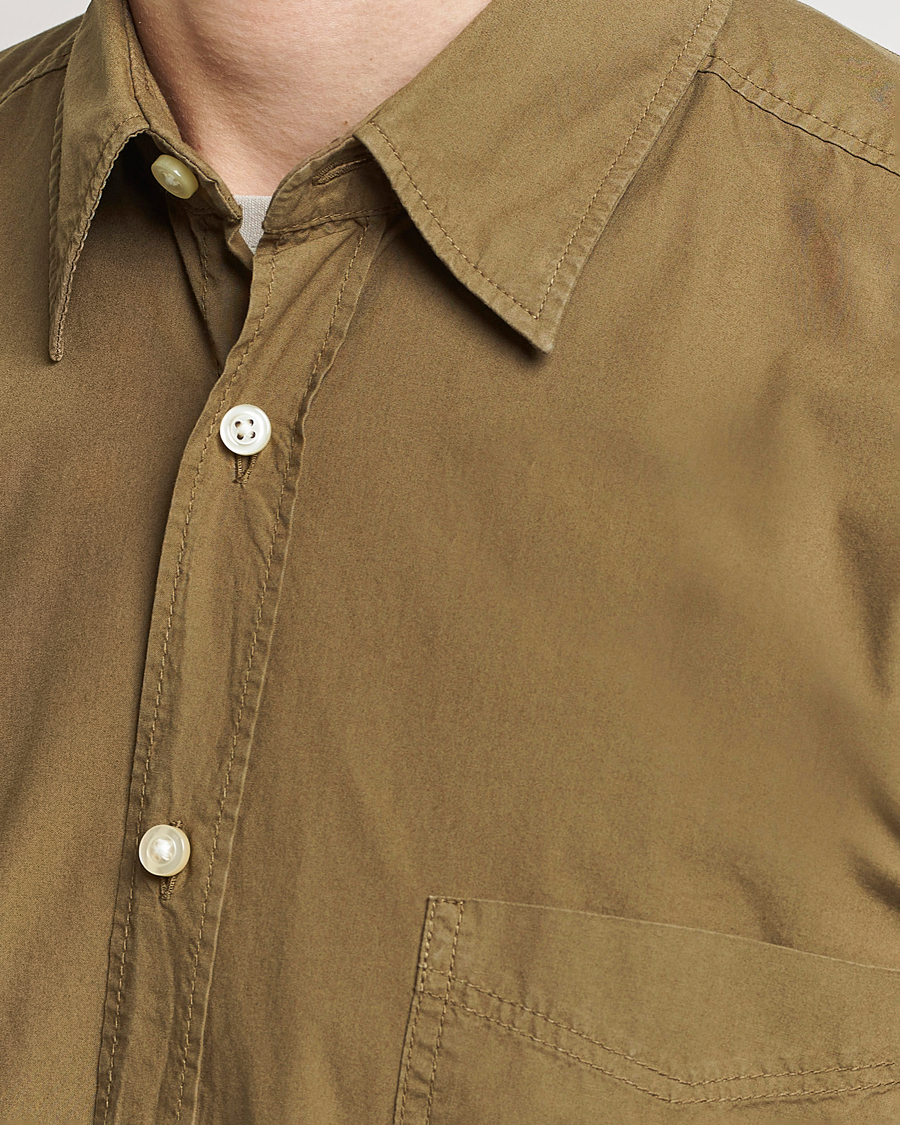 Herre | Skjorter | BOSS ORANGE | Relegant Cotton Pocket Shirt Open Green