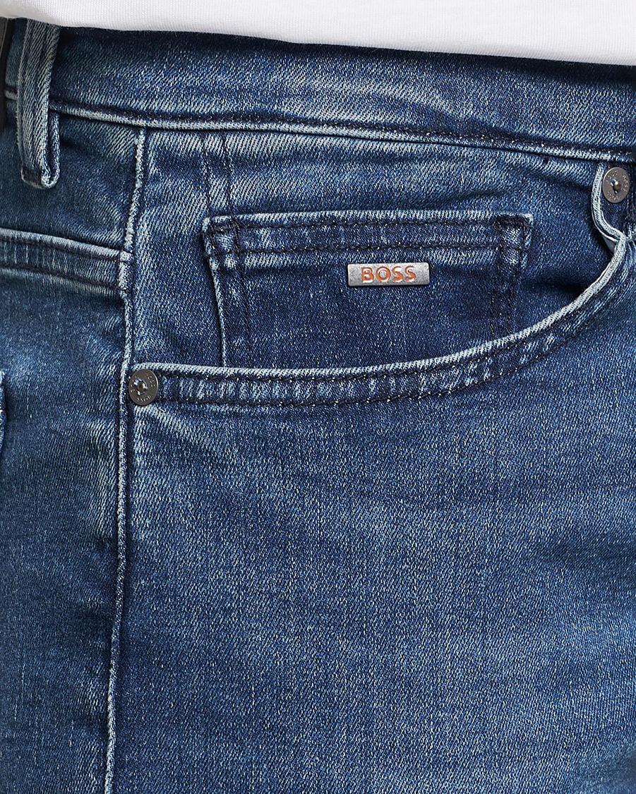 Herre | Jeans | BOSS ORANGE | Delaware Slim Fit Stretch Jeans Bright Blue