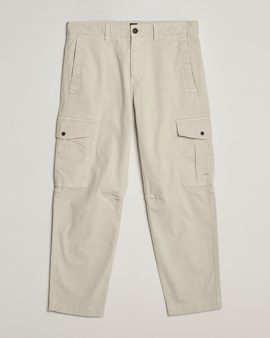 Herre | Bukser | BOSS ORANGE | Sisla 5-Pocket Cargo Pants Light Beige