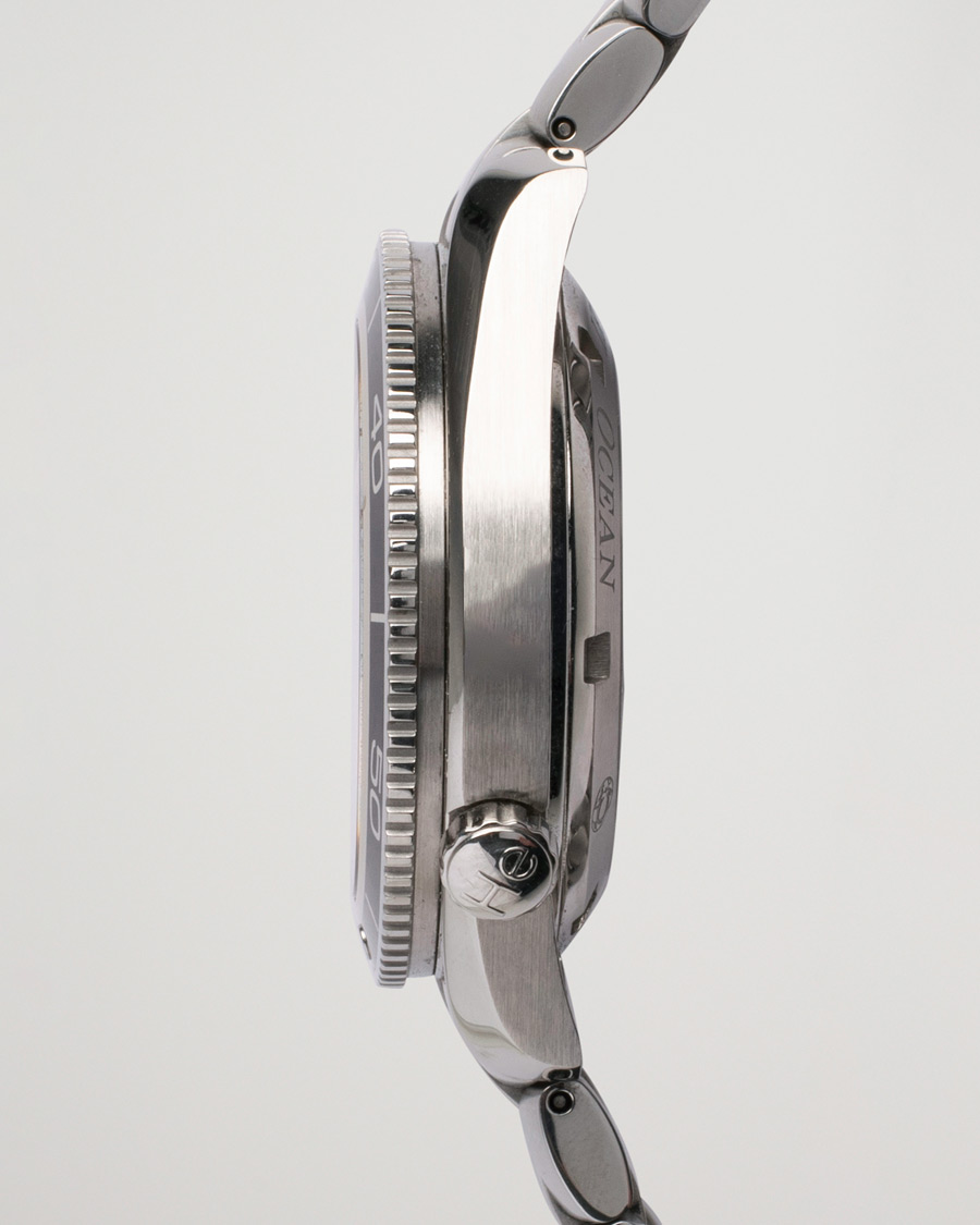 Herre | Omega Pre-Owned Seamaster Planet Ocean 2201.51.00 Steel Black Silver | Omega Pre-Owned | Seamaster Planet Ocean 2201.51.00 Steel Black Silver