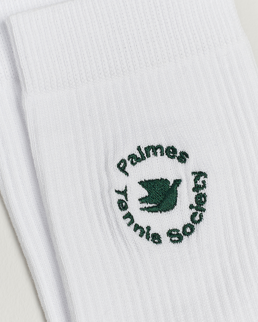 Herr | Palmes | Palmes | 2-Pack Low Socks White
