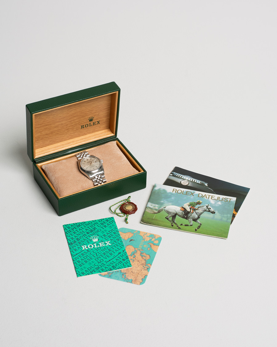 Herre | Rolex Pre-Owned Datejust 16200 Oystert Perpetual Steel Silver | Rolex Pre-Owned | Datejust 16200 Oystert Perpetual Steel Silver