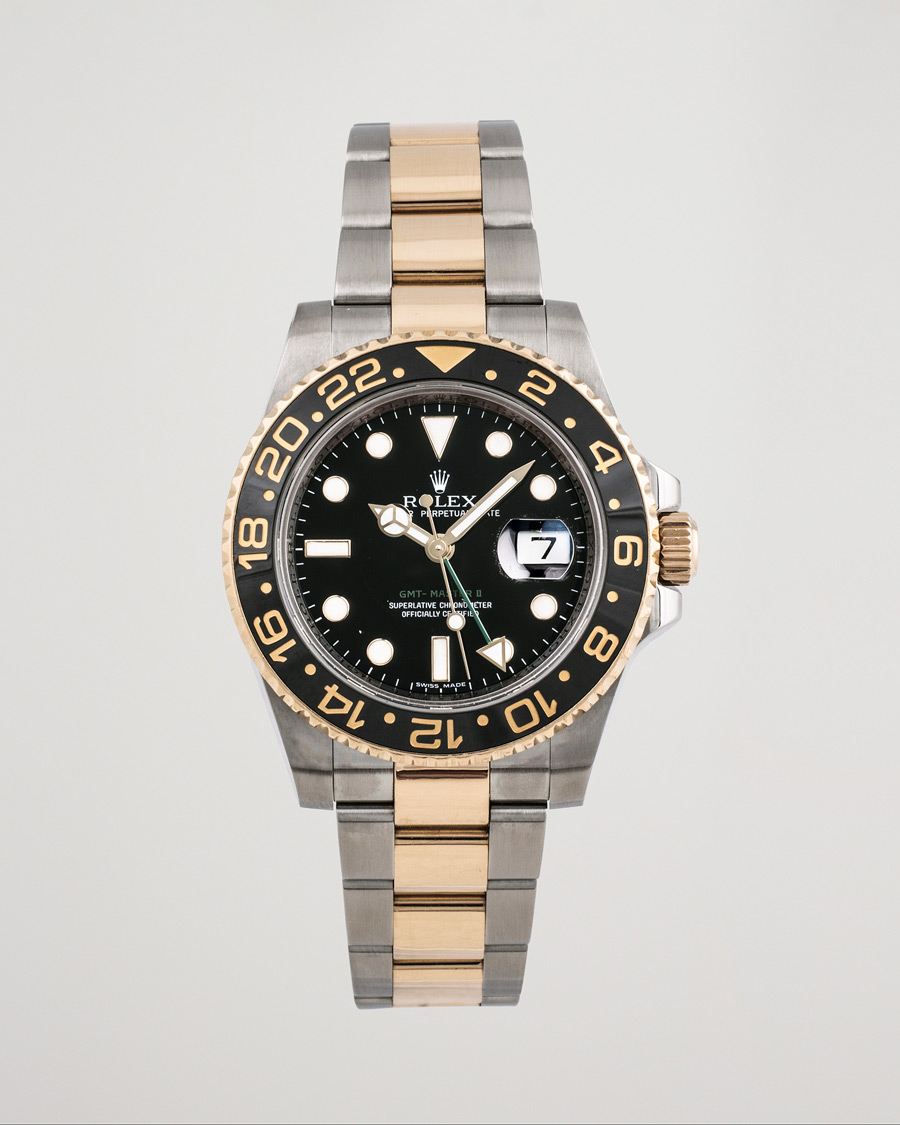 Herre | Rolex Pre-Owned GMT-Master II 116713N Silver | Rolex Pre-Owned | GMT-Master II 116713N Silver