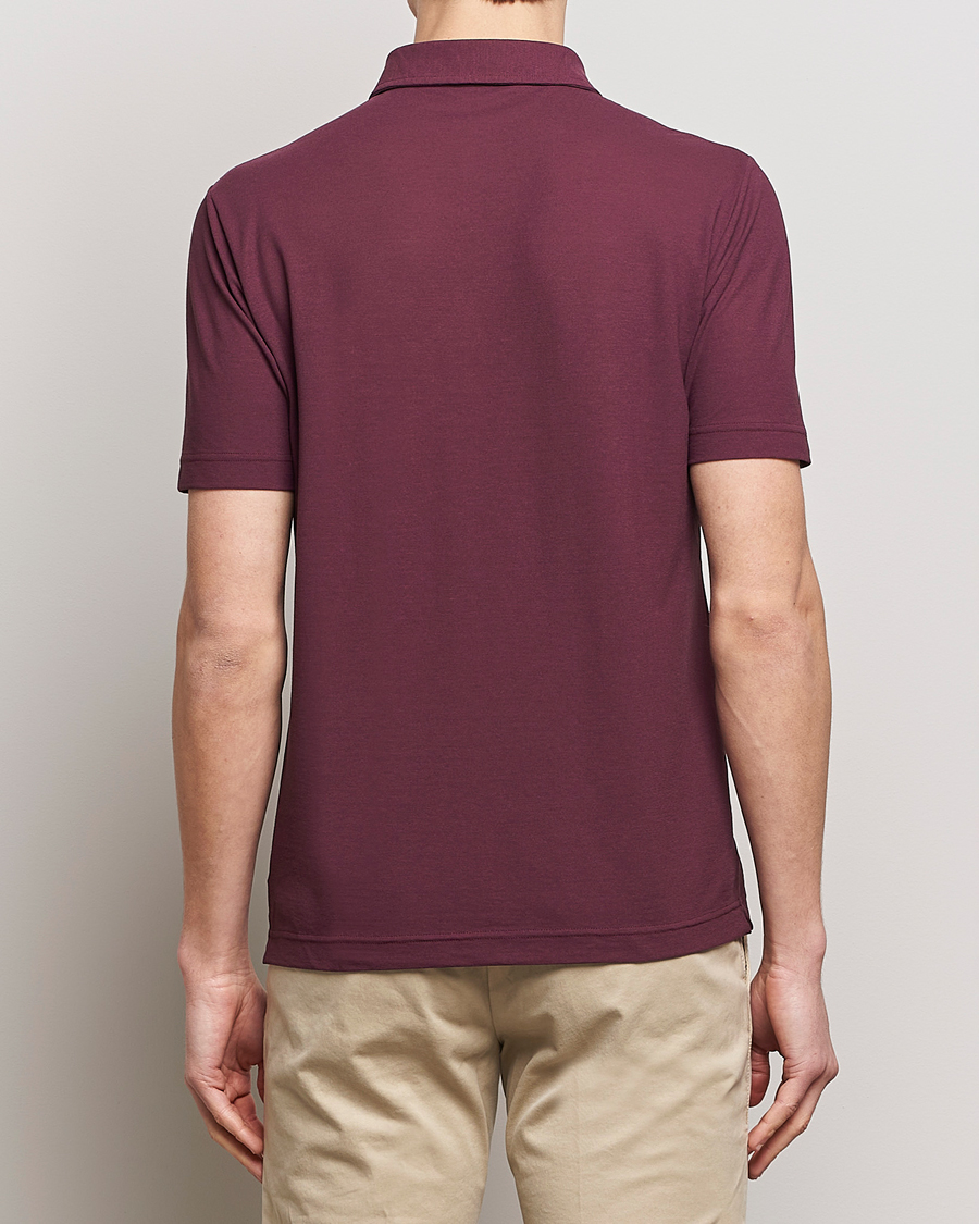 Herre | Pikéer | Zanone | Ice Cotton Polo Burgundy