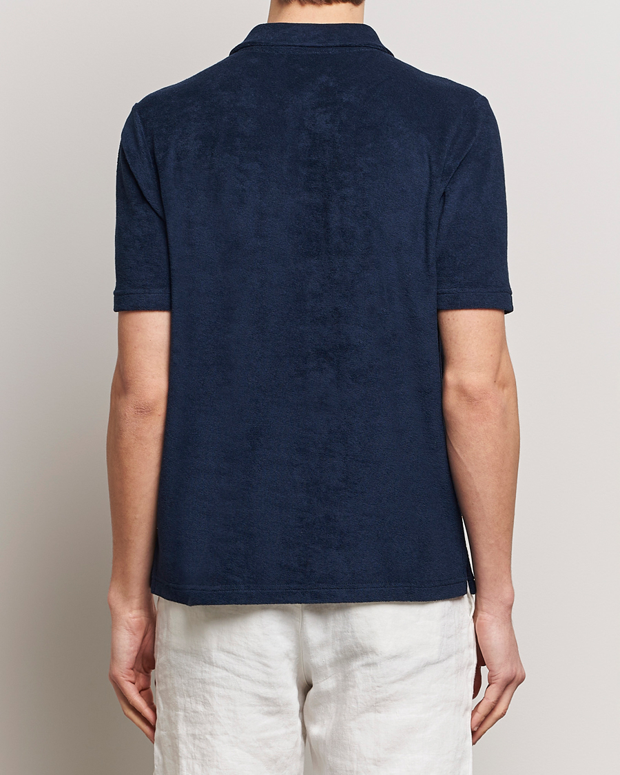 Herre | Pikéer | Zanone | Terry Cotton Polo Navy