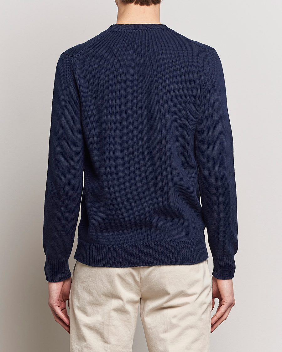 Herre | Gensere | Zanone | Soft Cotton Crewneck Sweater Navy