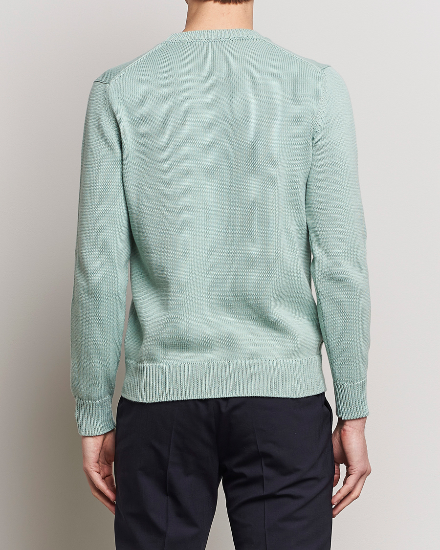 Herre | Gensere | Zanone | Soft Cotton Crewneck Sweater Mint