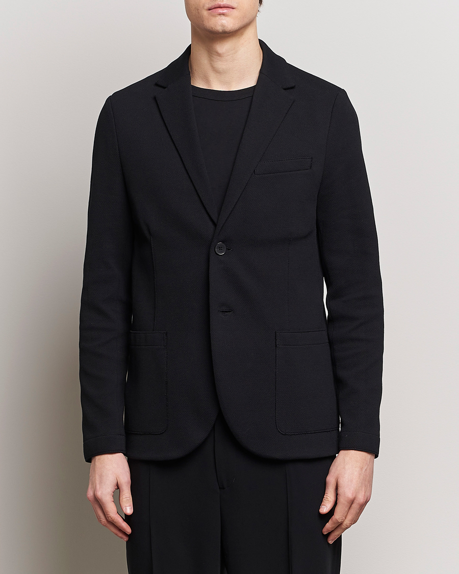 Herre | Dressjakker | Harris Wharf London | Loro Piana Cavalry Twill Blazer Black