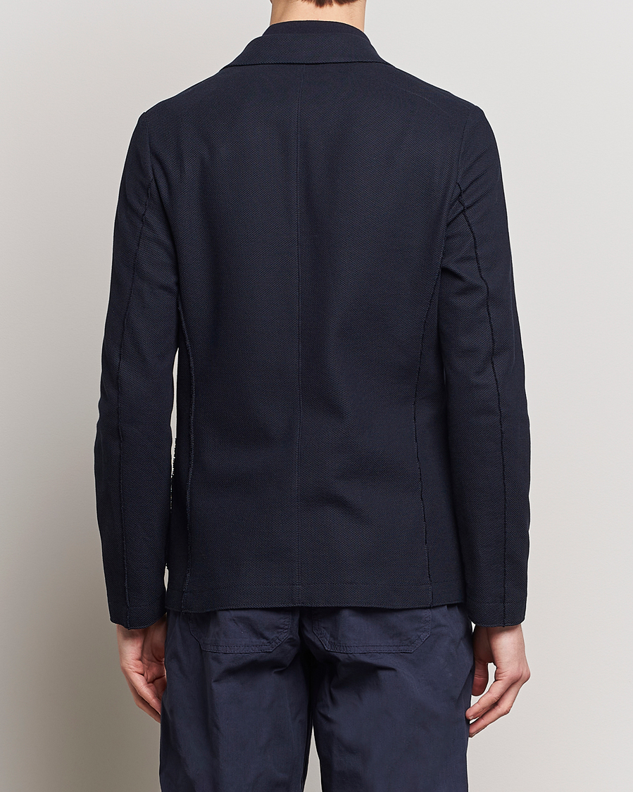Herre | Dressjakker | Harris Wharf London | Loro Piana Honey Comb Blazer Navy