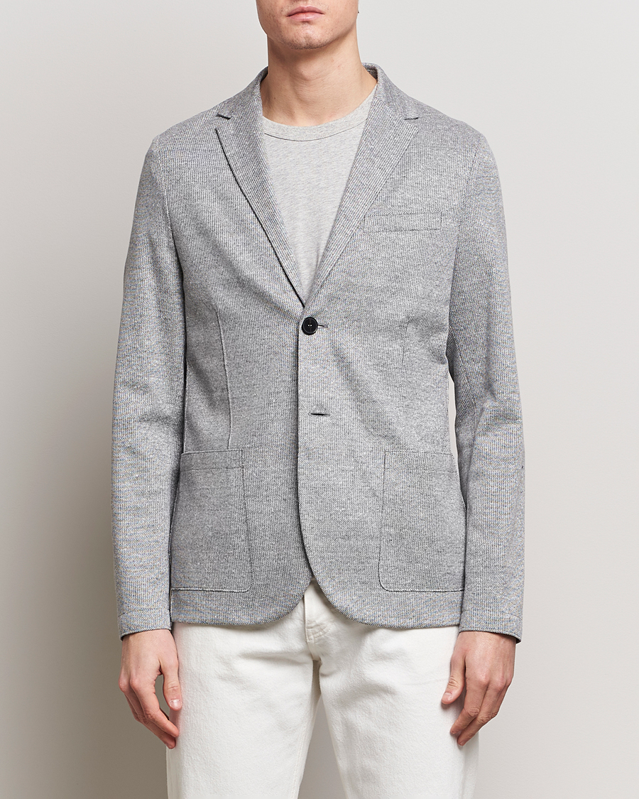 Herr | Kläder | Harris Wharf London | Linen Blend Blazer Grey