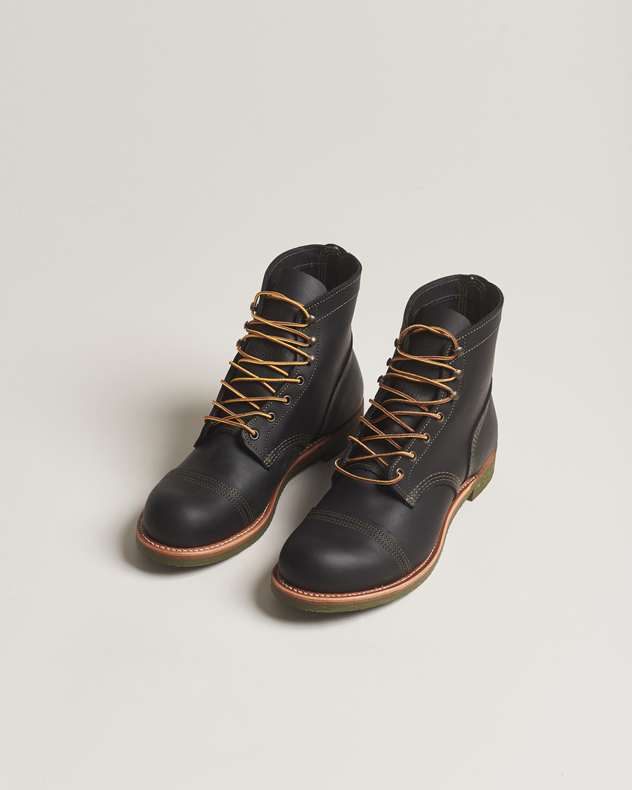 Herre | Svarte støvler | Red Wing Shoes | Iron Ranger Riders Room Boot Black Harness