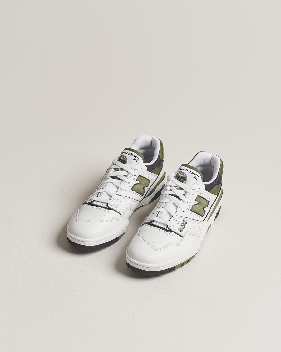 Herre | Avdelinger | New Balance | 550 Sneakers White/Green