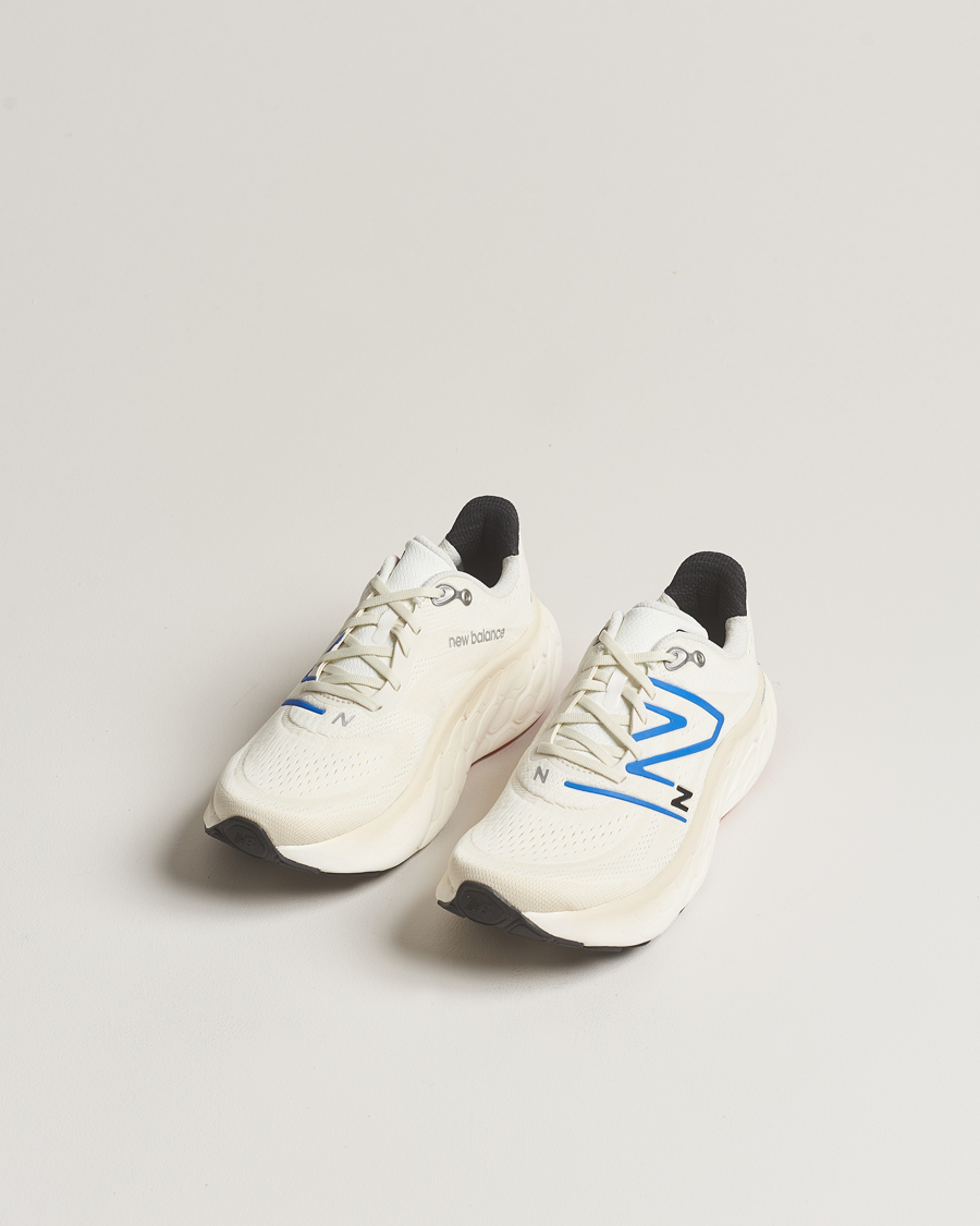 Herre | Hvite sneakers | New Balance Running | Fresh Foam X More v4 Sea Salt