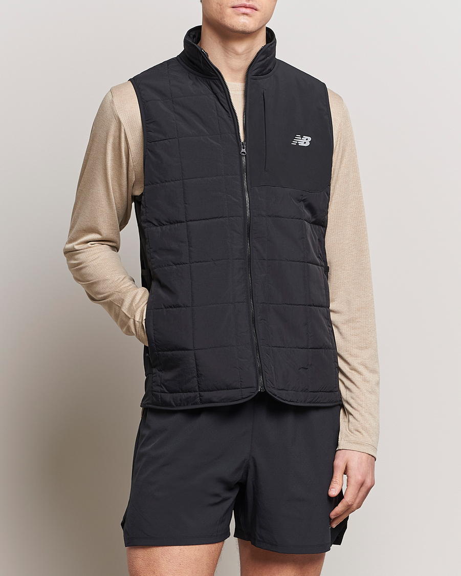 Herre | Jakker | New Balance Running | Athletics Heat Layer Run Vest Black