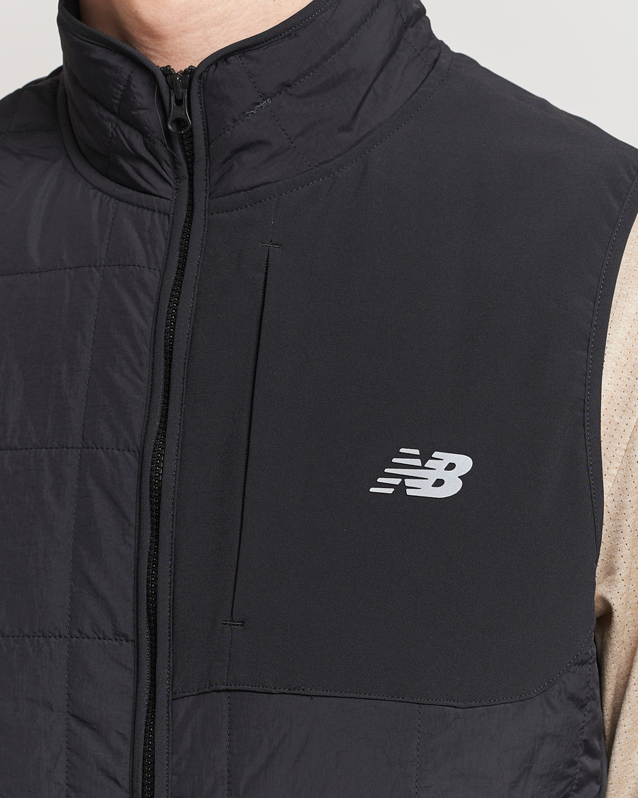 Herre | Jakker | New Balance Running | Athletics Heat Layer Run Vest Black