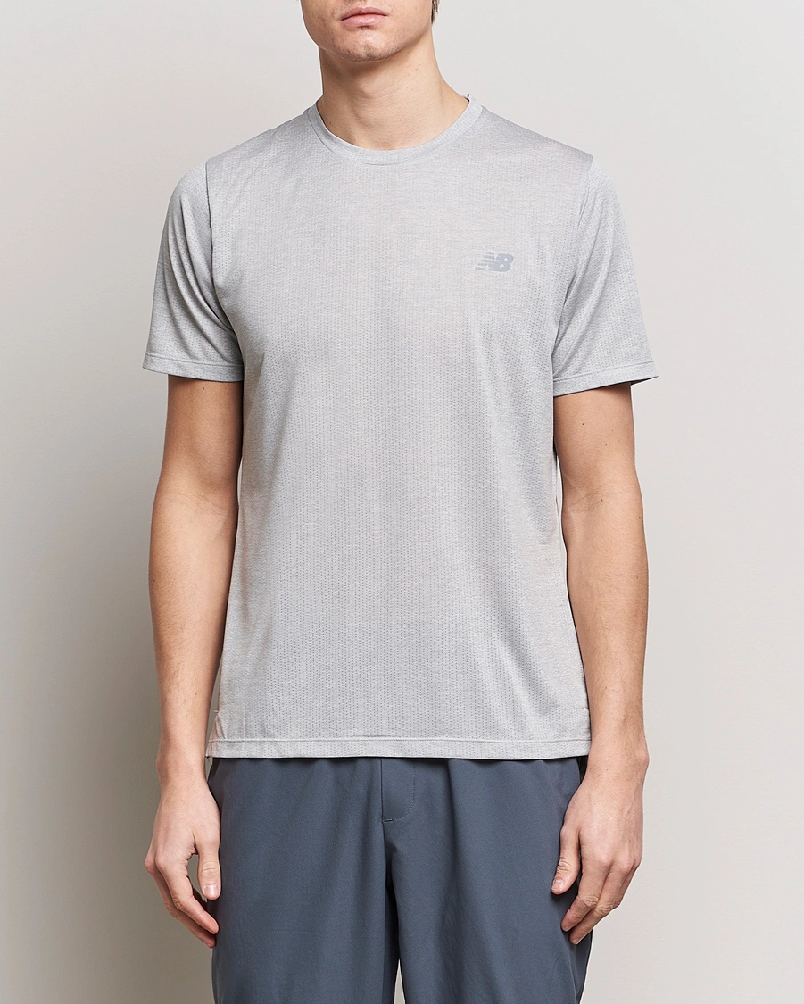 Herre |  | New Balance Running | Athletics Run T-Shirt Athletic Grey