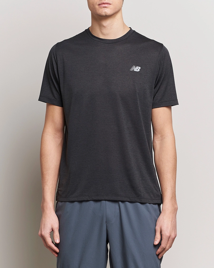 Herre |  | New Balance Running | Athletics Run T-Shirt Black