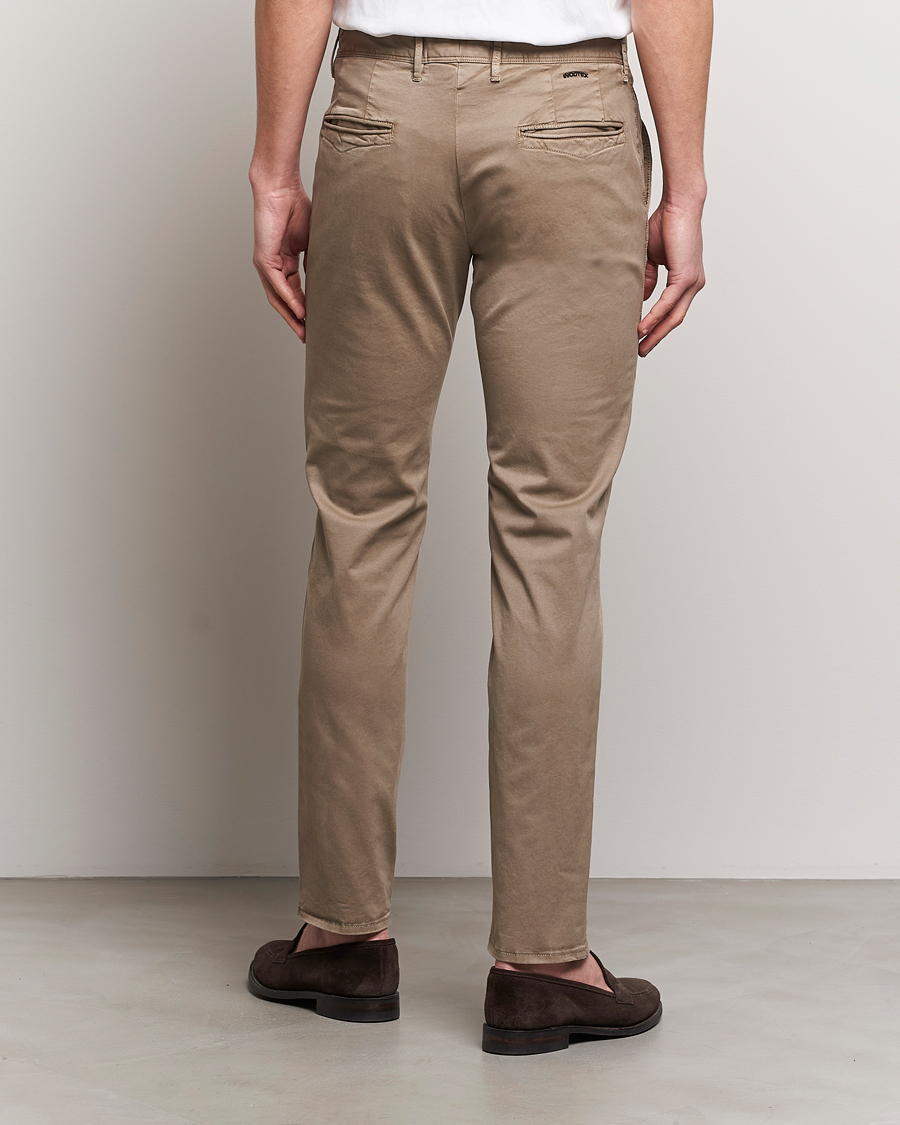 Herre | Bukser | Incotex | Slim Fit Garment Dyed Slacks Light Brown