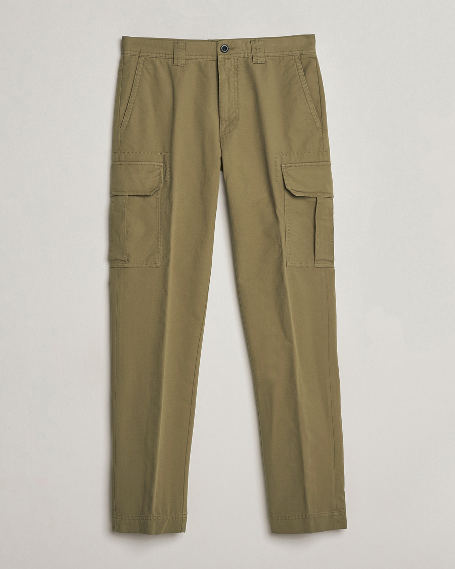 Herre | Bukser | Incotex | Slim Fit Cargo Pants Military Green