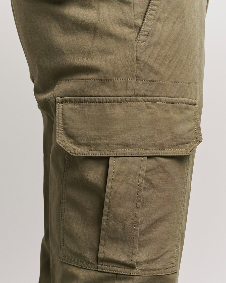 Herre | Bukser | Incotex | Slim Fit Cargo Pants Military Green