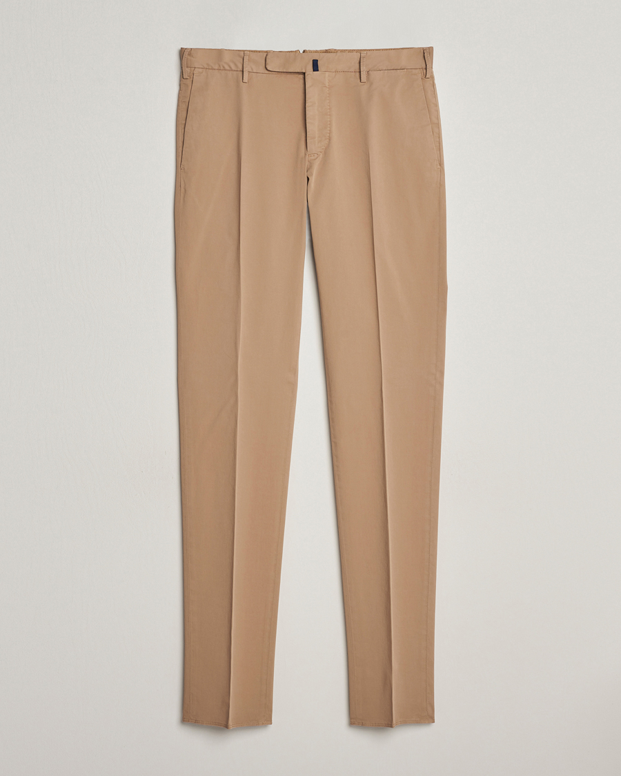Herre | Bukser | Incotex | Slim Fit Comfort Chinos Beige