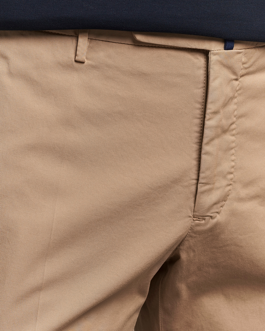 Herre | Bukser | Incotex | Slim Fit Comfort Chinos Beige