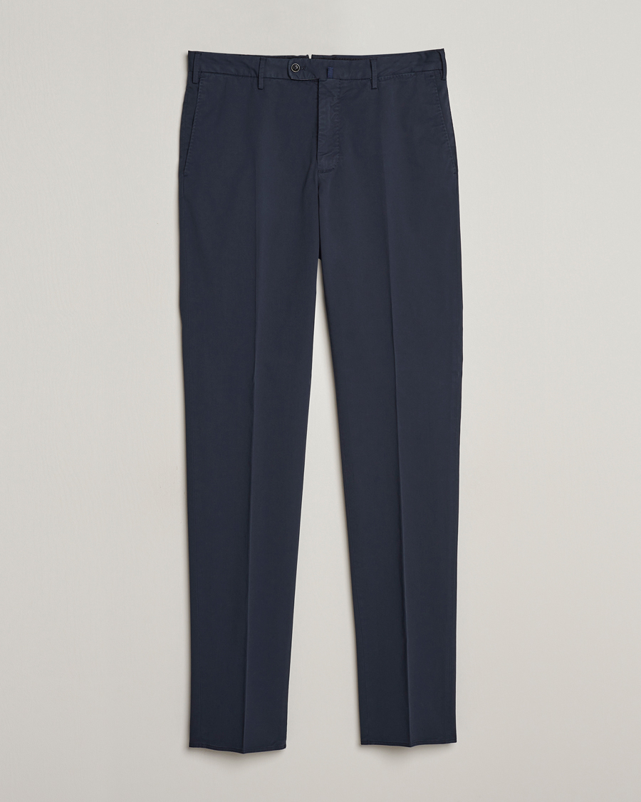 Herre | Bukser | Incotex | Regular Fit Comfort Chinos Navy