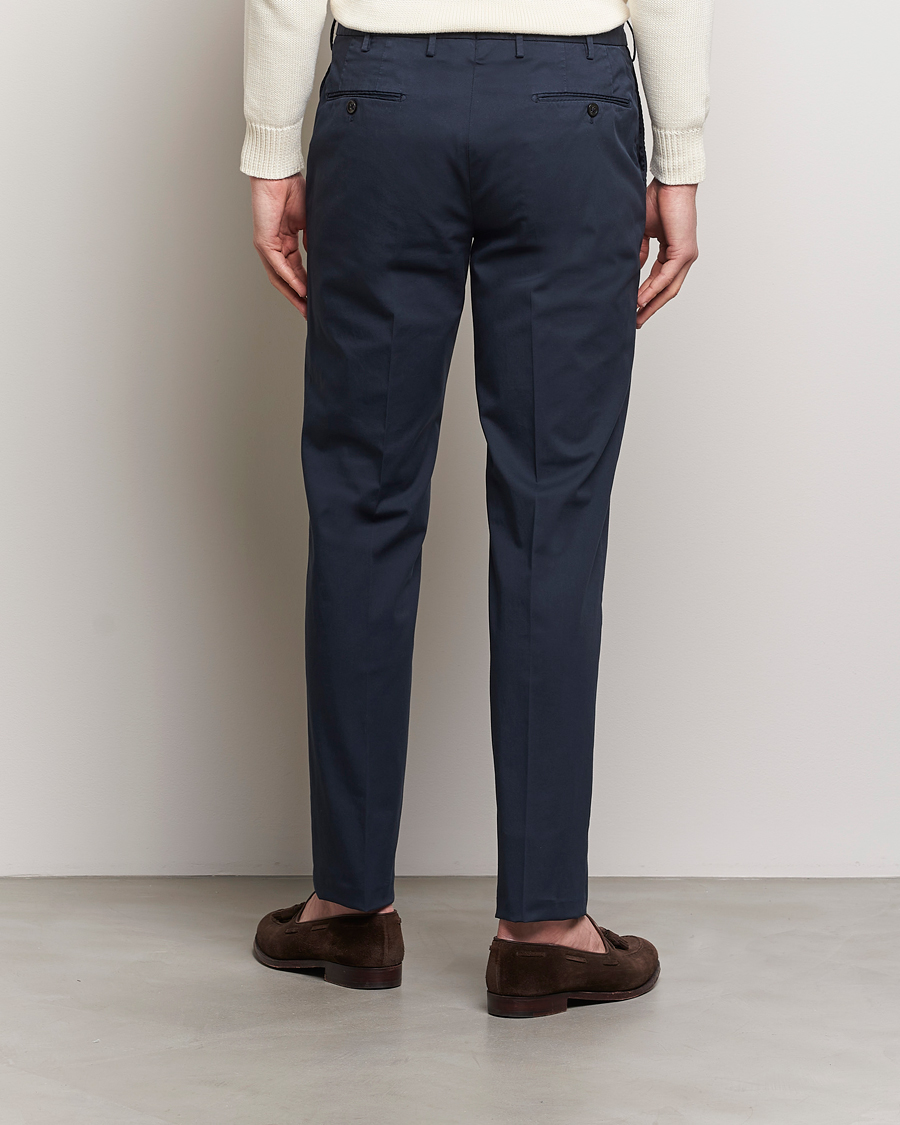 Herre | Bukser | Incotex | Regular Fit Comfort Chinos Navy