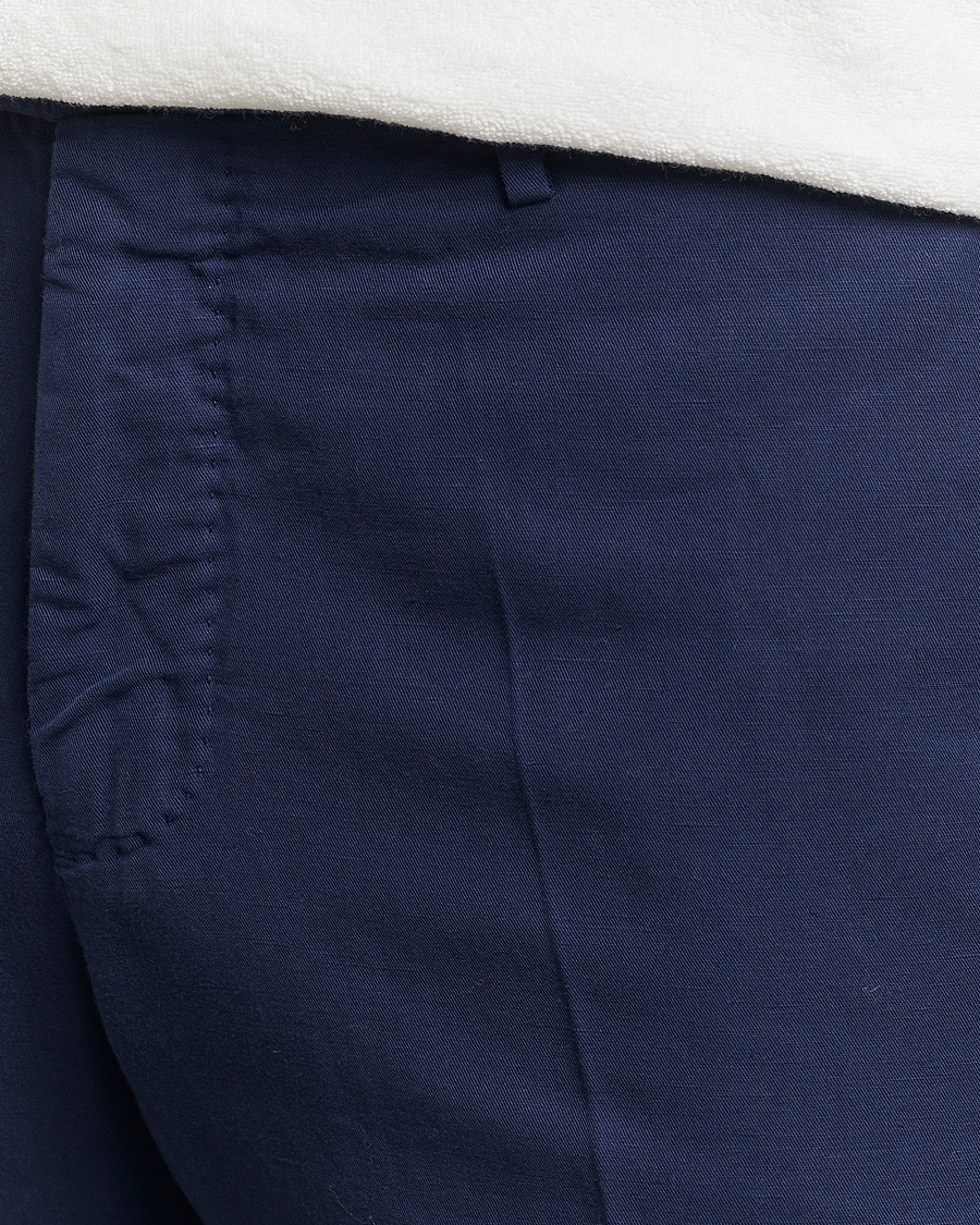 Herre | Bukser | Incotex | Slim Fit Chinolino Trousers Navy