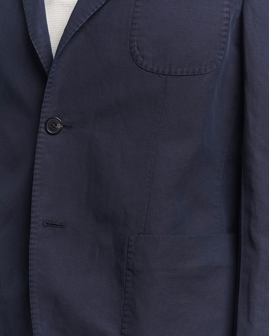 Herre | Dressjakker | Incotex | Unconstructed Chinolino Blazer Navy