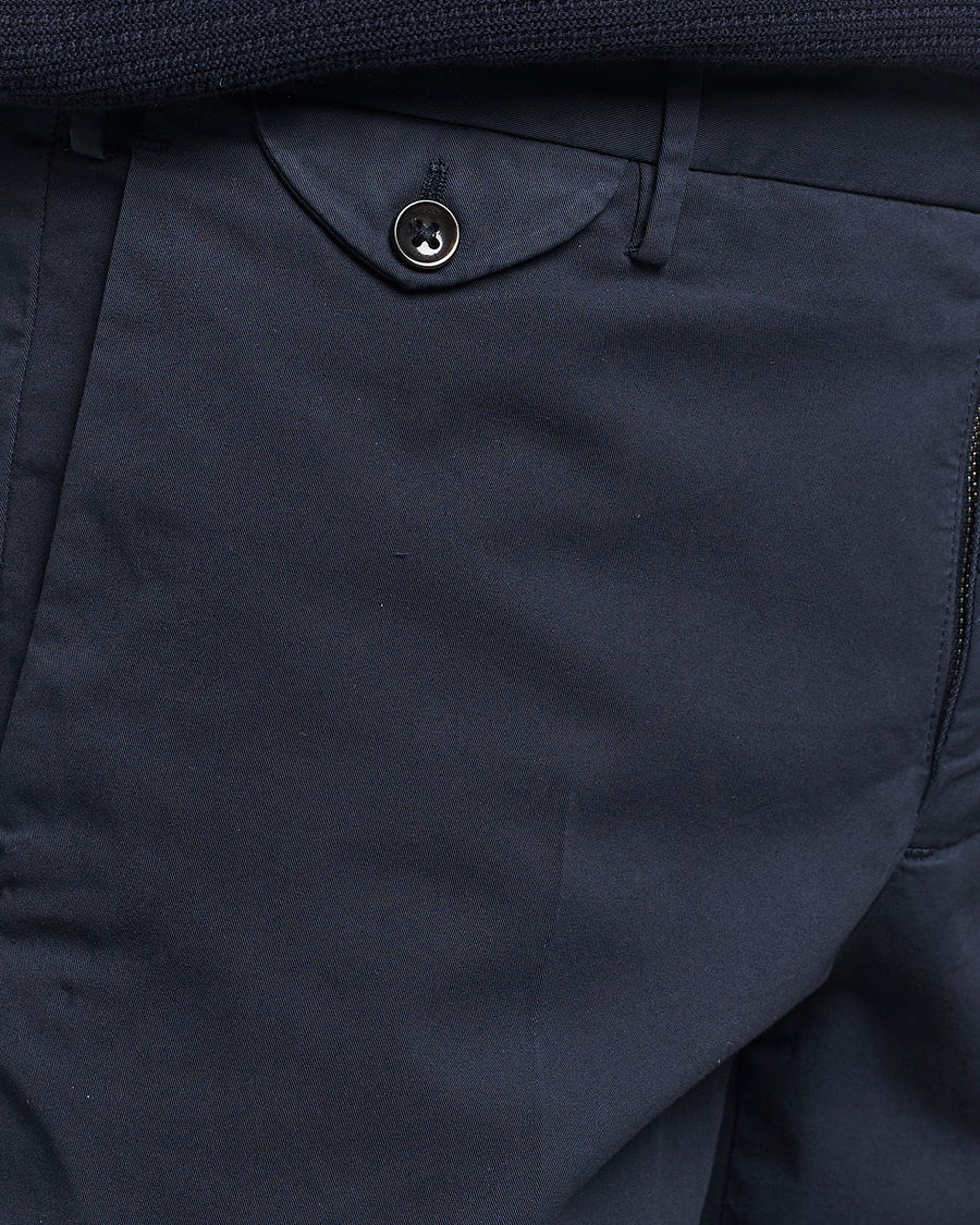 Herre | Shorts | Incotex | Cotton Comfort Shorts Navy