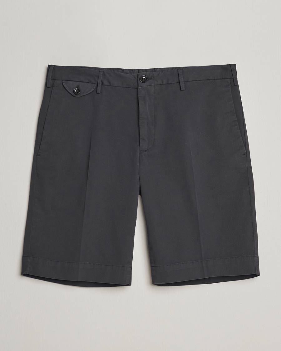Herre | Shorts | Incotex | Cotton Comfort Shorts Black